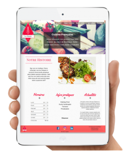 application tablette Création de sites web à Bordeaux